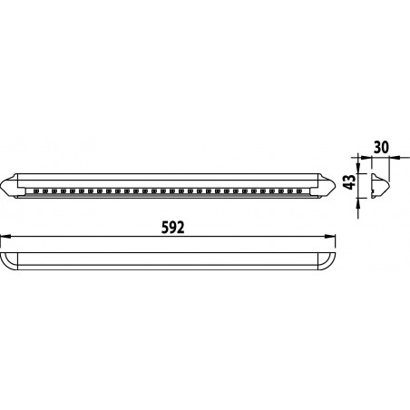 Plafonnier 30 LED HD Supeflux