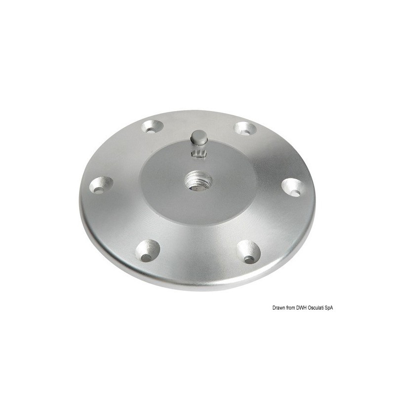  Pied de table aluminium 