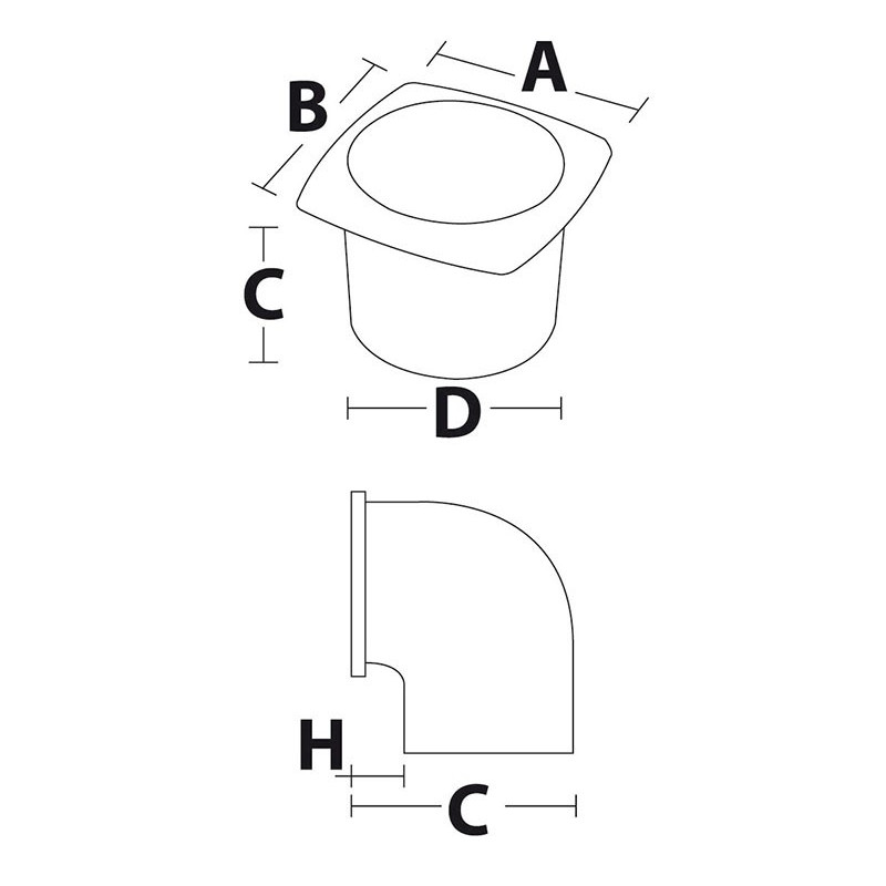  Prise d'air avec collier 