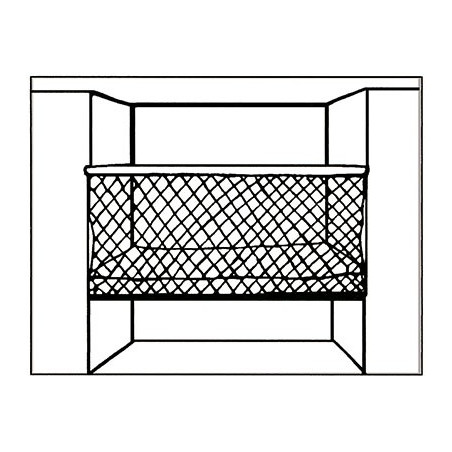 FILET DE SECURITE POUR COUCHETTES 106X35CM