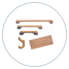 Accessoires en teck : finition - mobilier & rangements