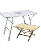 Tables et chaises pour bateaux et vans : modèles inox, alu, bois ou plastique, tables pliantes ou modulables, sièges et chaises.